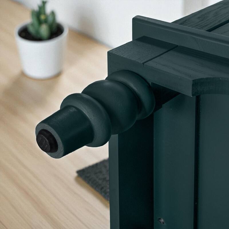 Carved Wood 2-Door Sideboard Buffet Accent Storage Cabinet with Veneer Finish and Gold Handles.