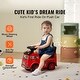 preview thumbnail 2 of 8, Ride On Toy Car for Toddlers, Ages 1-3, with Music & Storage Features - 20.67 x 8.85 x 14.57 in
