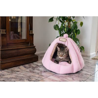 Cat Bed Soft PInk - 18"(L) x 18"(W) x 16"(H)