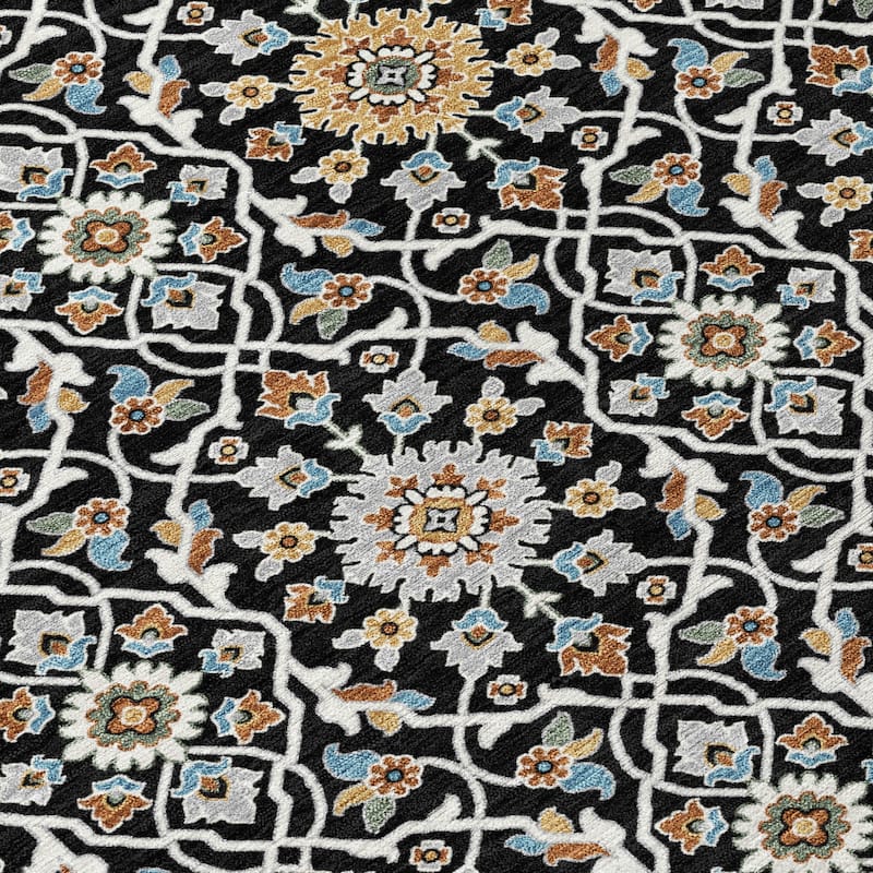 Machine Washable Indoor/Outdoor Traditional Masters Chantille Rug