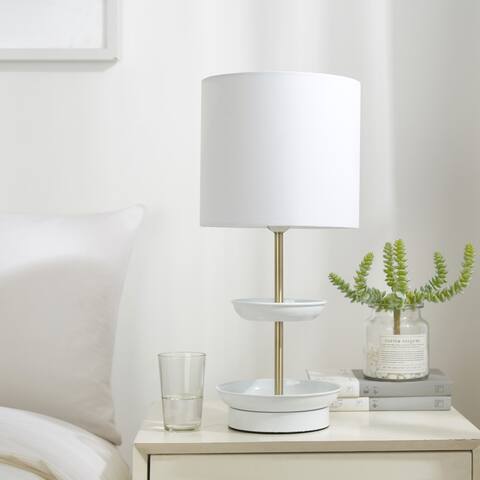 College Caravan Two Tier Catch-all Table Lamp