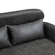 preview thumbnail 14 of 36, Loveseat, Lounge Sofa, Double Seat Removable Headrest with 2 Pillows