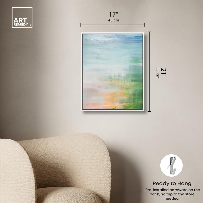 Peaceful Shore Canvas by Art Remedy