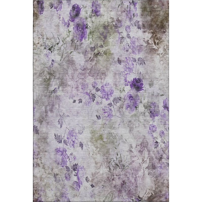 Premium Washable Super Soft Modern Floral Mayfield Rug