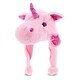 preview thumbnail 1 of 4, DolliBu Happy Mother’s Day Soft Pink Unicorn Plush Hat with Pink Heart - 16 inches