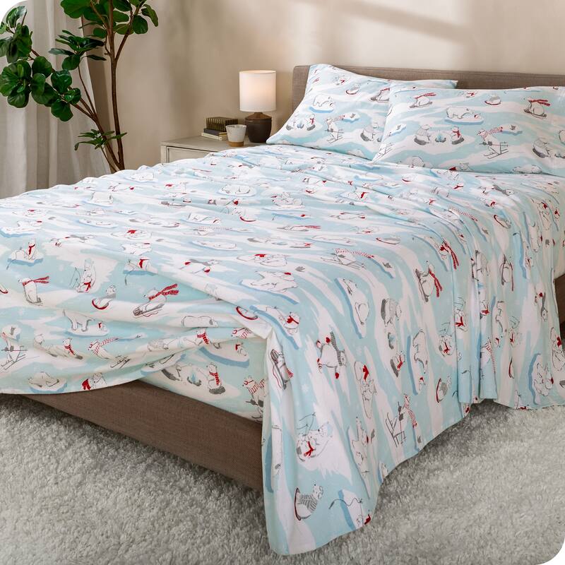 Bare Home Cotton Flannel Sheet Set - Velvety Soft Heavyweight