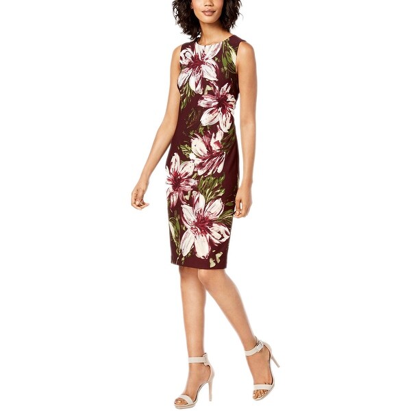 calvin klein dress flowers