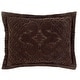 preview thumbnail 7 of 80, Better Trends Ashton Collection in Medallion Design 100% Cotton Tufted Unique Luxurious Machine Washable Tumble Dry Chocolate - Standard Sham