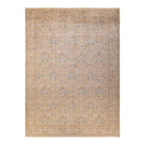 slide 2 of 8, Overton Mogul One-of-a-Kind Hand-Knotted Area Rug - Ivory, 9' 0" x 12' 4" - 9' 0" x 12' 4"