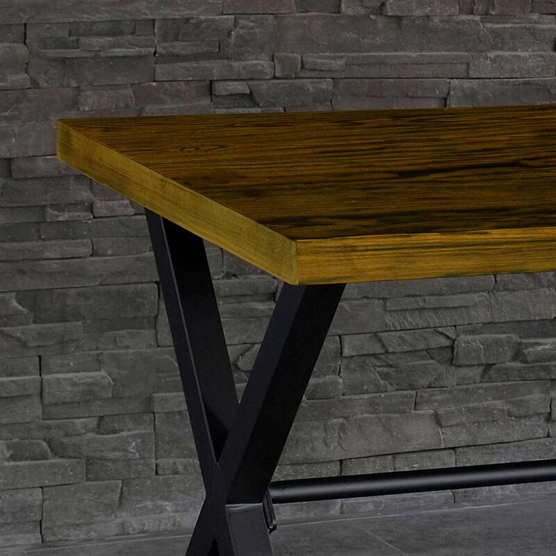 47" Farmhouse Solid Wood Small Rectangular Dining Table for Kitchen Dining Room - 47" L x 23.5" W x 29" H