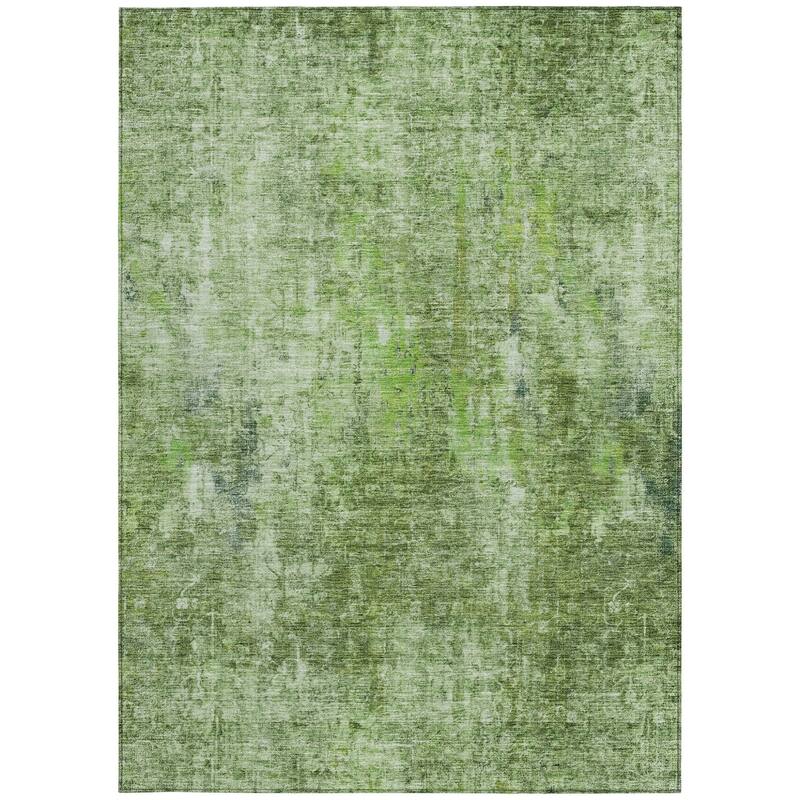 HomeRoots Abstract Transitional Rectangle Outdoor Rug