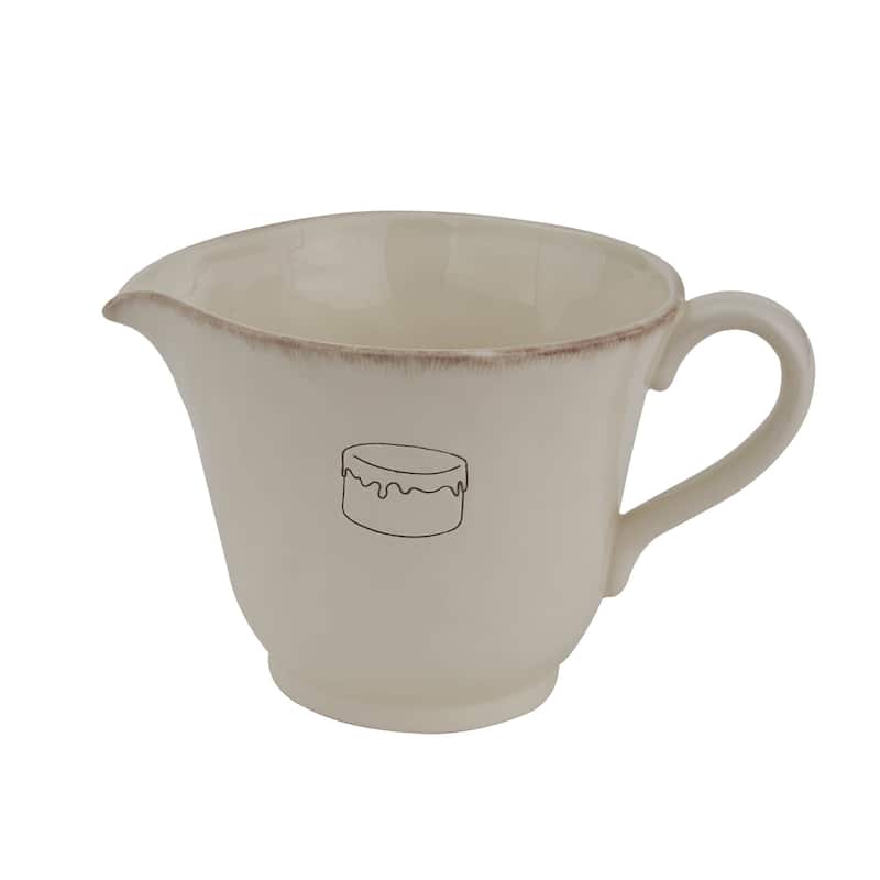 Park Designs Villager Cream Batter Bowl - 7" H X 8" DIA