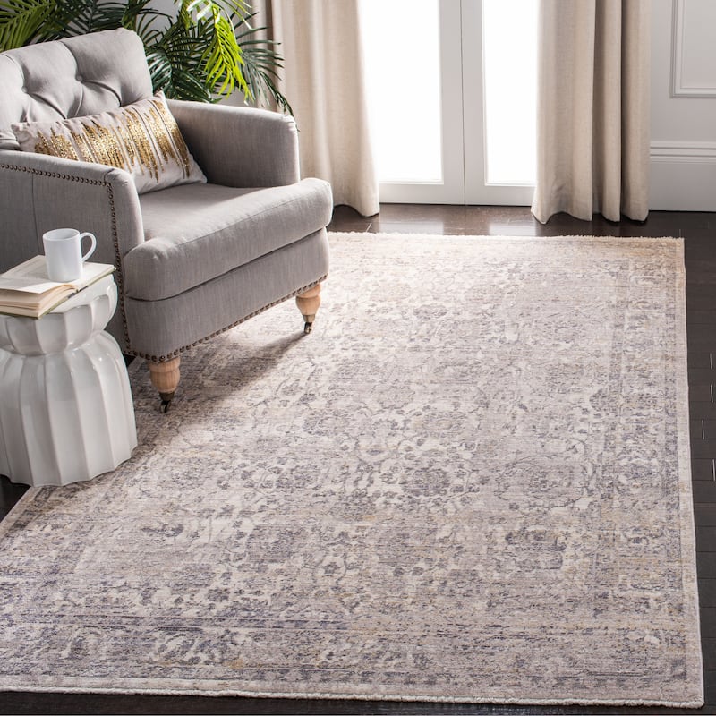 SAFAVIEH Illusion Debera Vintage Oriental Rug - 5' x 7' - Cream/Light Brown