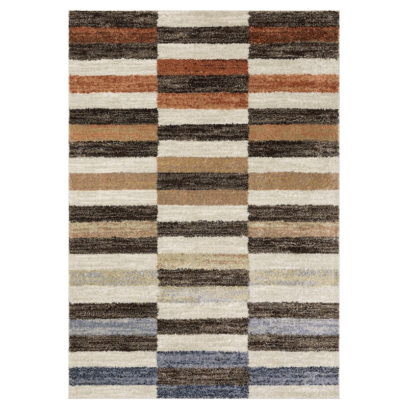 ROW Gemma Modern Color Block Multi-Colored Area Rug