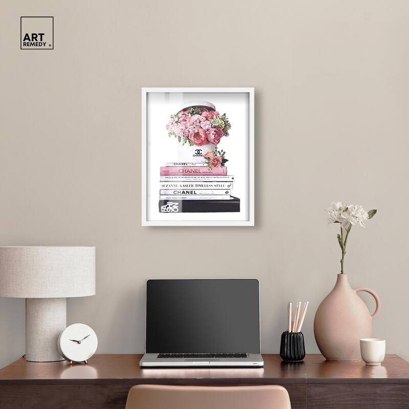 Doll Memories - Roses upon Books Shadowbox by Art Remedy