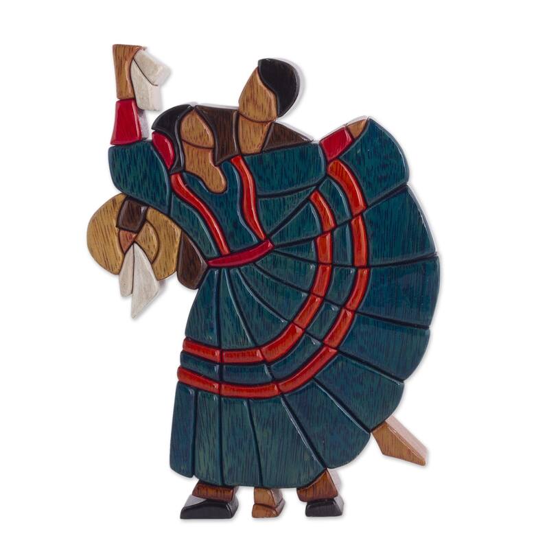 Cedar/ Mahogany Dance of Romance Sculpture