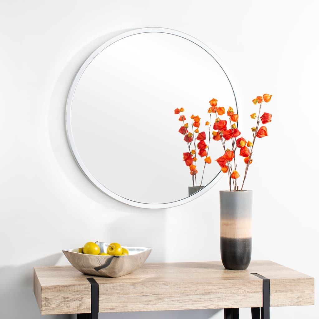 SAFAVIEH Whitley 30-inch Round Mirror - 30" W x 1.5" L x 30" H - 30Wx2Dx30H