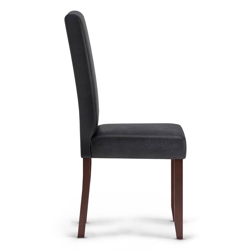 WYNDENHALL Normandy Transitional Parson Dining Chair (Set of 2) - 18.1"w x 18.5" d x 39.4" h