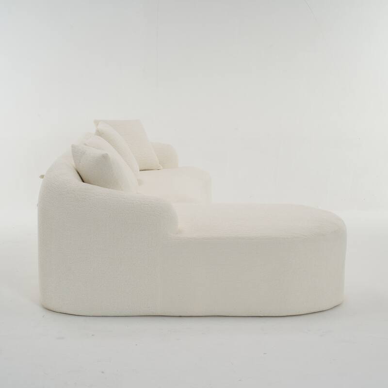 GDFStudio - Soft Upholstered Modular L-Shape Sectional Sofa with Chaise