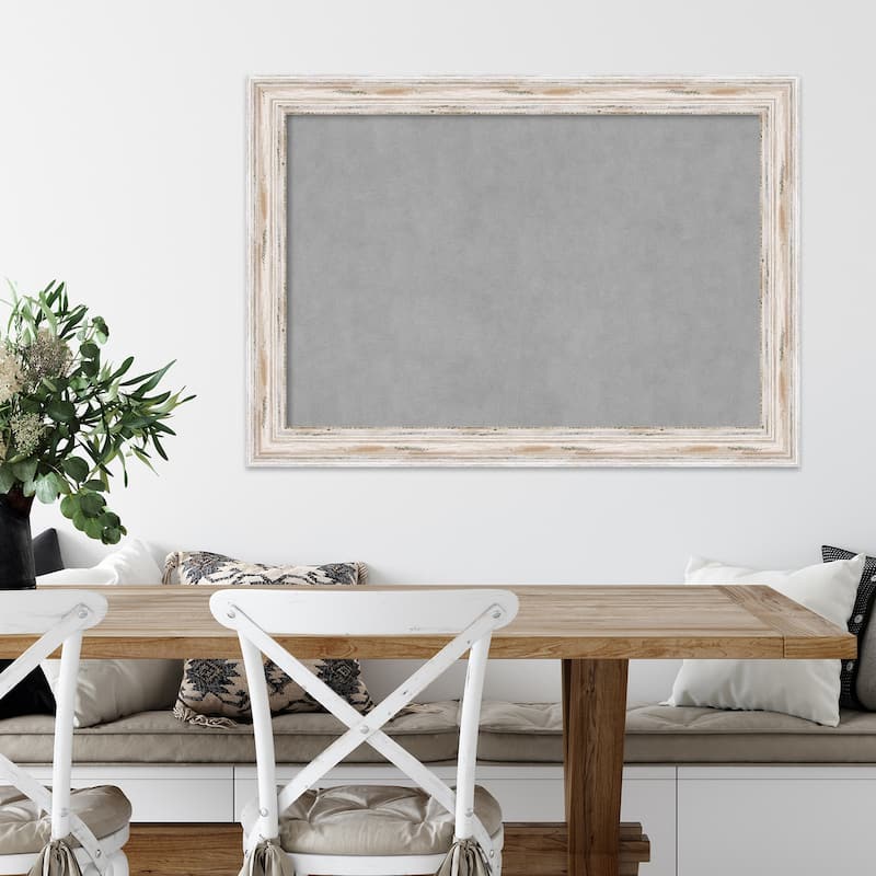 Magnetic Board, Alexandria White Wash