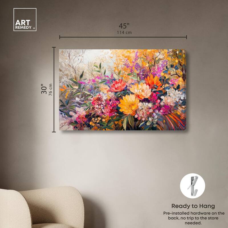 Amber Auras Canvas by Art Remedy, Gallery Wrapped