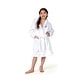 preview thumbnail 15 of 78, Sweet Kids 100% Polyester SUPER PLUSH Double Brushed Hooded Bathrobe with Purple Script Monogram