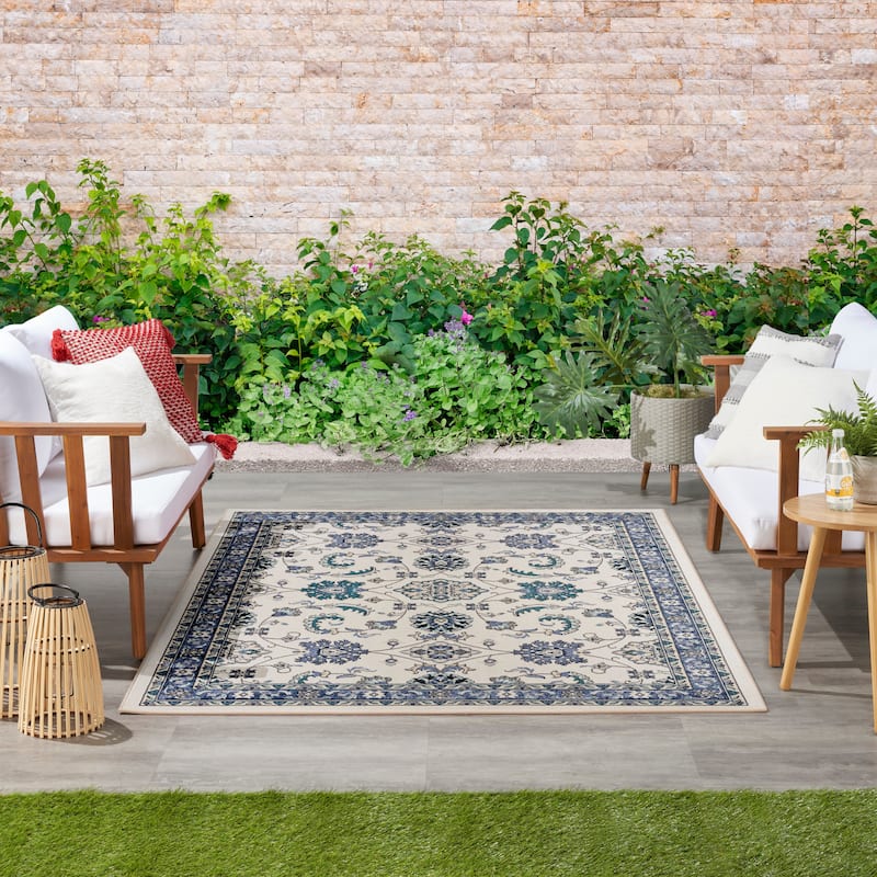 Nourison Essentials Indoor/Outdoor Persian Area Rug