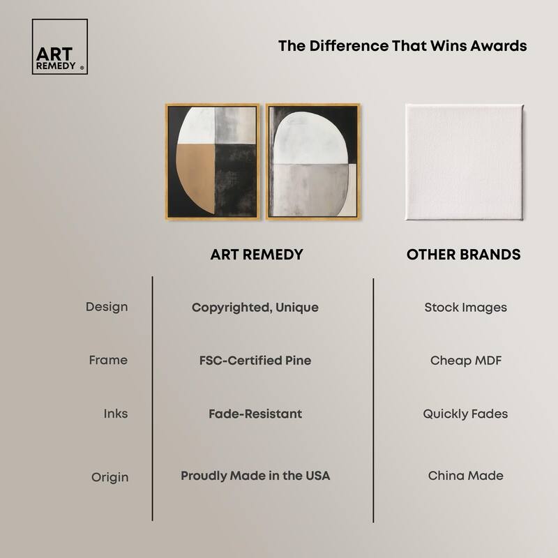 Tonal Rhythm Canvas Set of 2 by Art Remedy