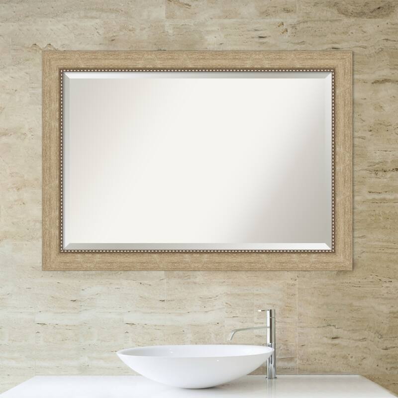 Beveled Bathroom Wall Mirror - Astor Frame