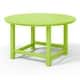 preview thumbnail 5 of 180, Polytrends Laguna Kids Outdoor 38" Round Poly Dining Table for Children
