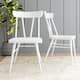 Plank and Beam Solid Wood Windsor Dining Chair - Set of 2