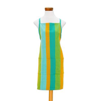 Novica Handmade Summer Cooking Cotton Apron