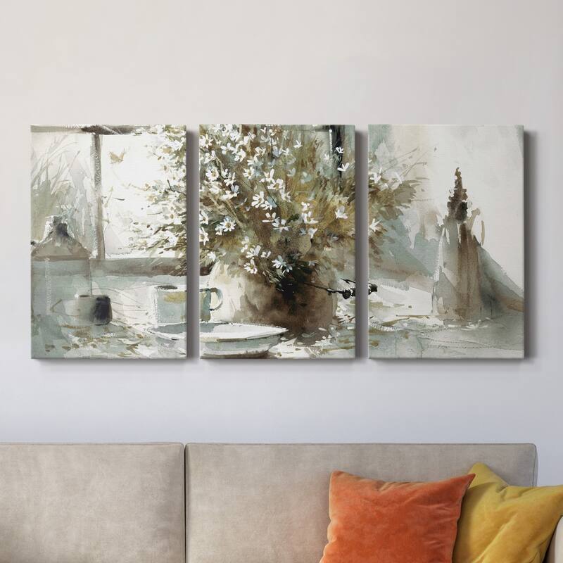 Daisy Still Life- Premium Gallery Wrapped Canvas - Ready to Hang