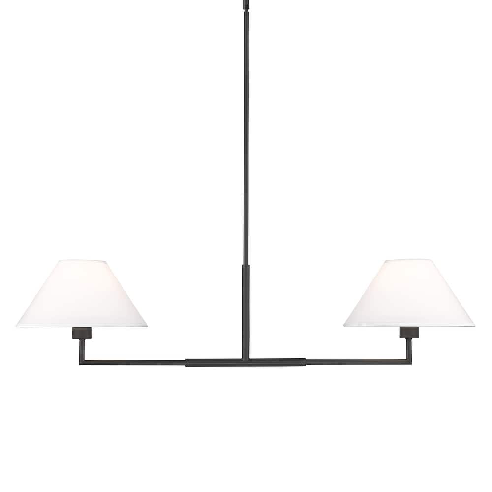 Z-Lite 744-42L Leila 2 Light 42" Wide Linear Chandelier