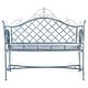preview thumbnail 17 of 29, SAFAVIEH Outdoor Living Abner Wrought Iron 46-inch Garden Bench. - 45.8" W x 20" L x 40" H