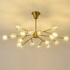 preview thumbnail 5 of 26, Modern Sputnik Chandelier Gold Glam K9 Crystal Chandelier Pendant Light