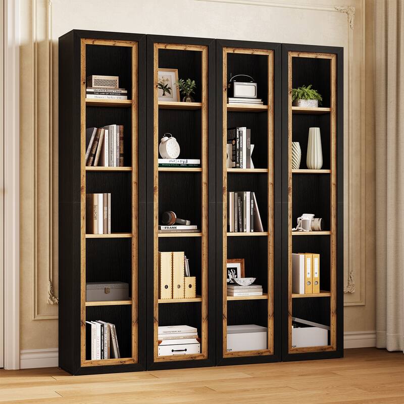 70.9" Bookcase with Open Cubes, Extra Tall Bookshelf, Freestanding Storage Shelf for Living Room, Bedroom, Study