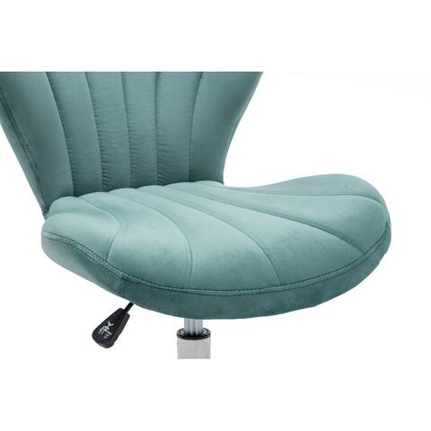 BTEXPERT Upholstered Premium Office Task Vanity Plush Velvet Office Business Meeting Conference Makeup Desk Chair