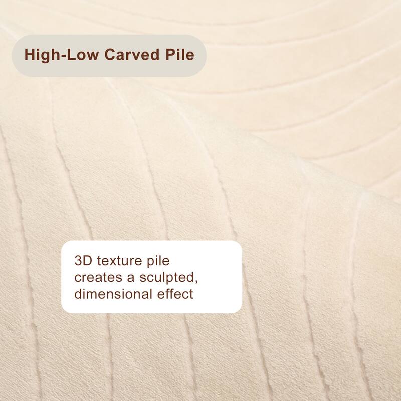 ECARPETGALLERY Somos Modern Machine Washable Area Rug