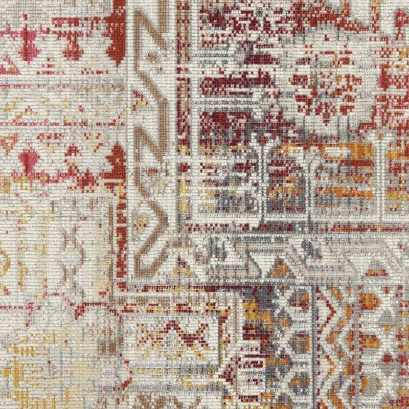 HomeRootsFloral Transitional Rectangle Area Rug - 142' X '106' X '0.5