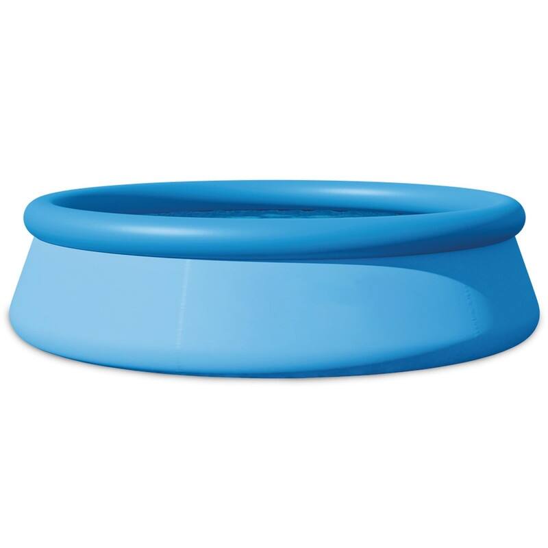 10ft Round Inflatable Pool w/Quick Setup & 23" Depth for Backyard - Blue - Blue