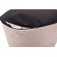 preview thumbnail 4 of 4, Allan Andrews Round Foot Pouf Panama Sand