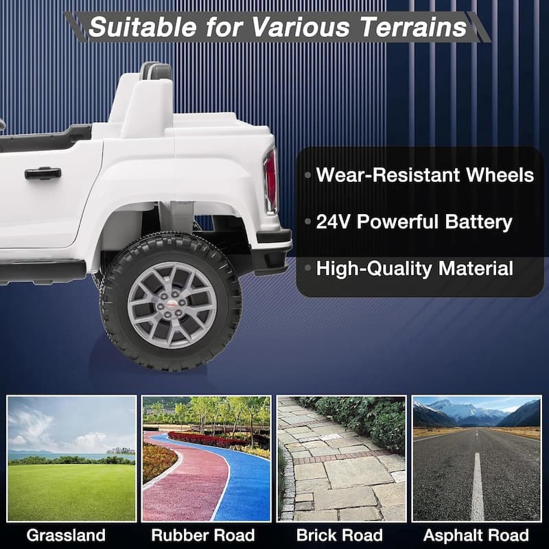 24V 2-Seater Ride On Truck Car