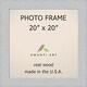 preview thumbnail 33 of 70, Picture / Photo Frame, Shiplap White 20X20-Inch - Square