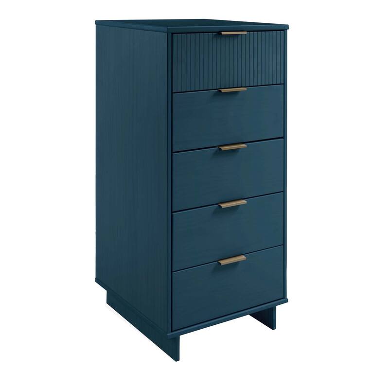 Manhattan Comfort 3-Piece Granville Modern Solid Wood Dresser Chest and Nighstand Set.