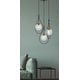 preview thumbnail 3 of 6, Minka Lavery 1533 Cody 3 Light 19" Wide Pendant with Clear Water Glass
