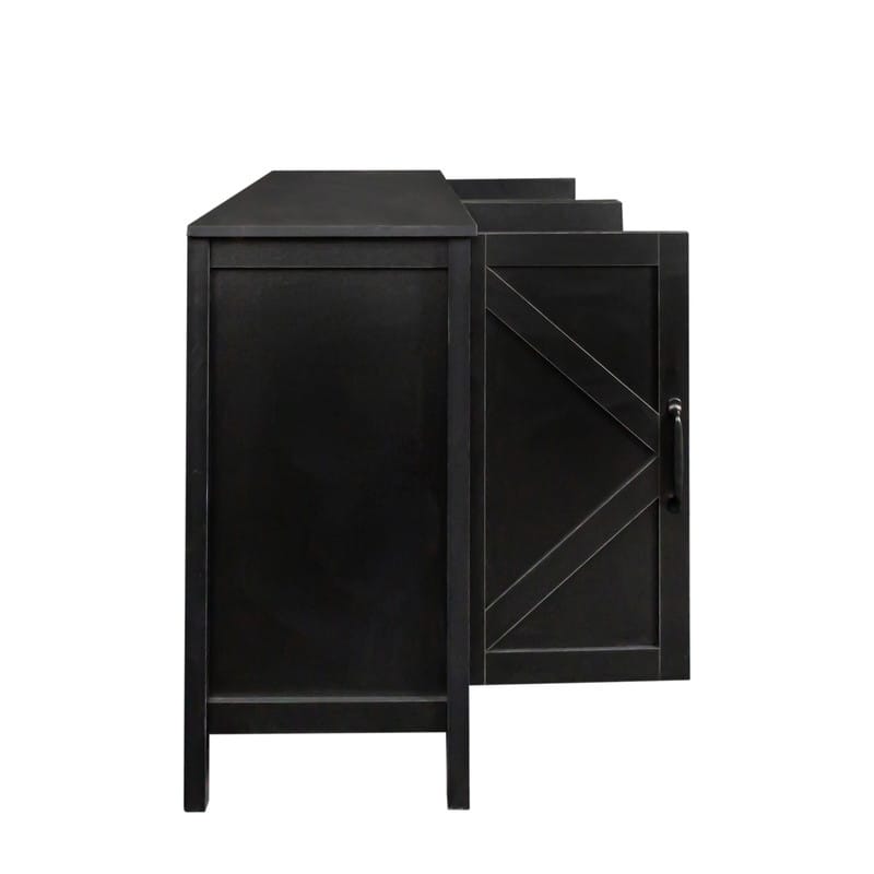 Rustic Brown Wood Buffet Sideboard Storage Cabinet for Entryway,Living Room,Office