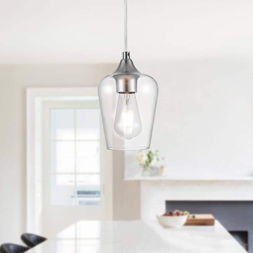 Kitchen Pendant Light Island Clear Glass