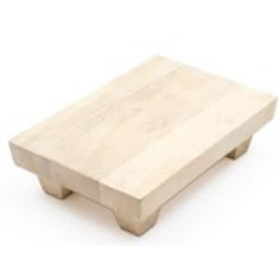 Sun Bleached Large Wooden Serving Table - 15"