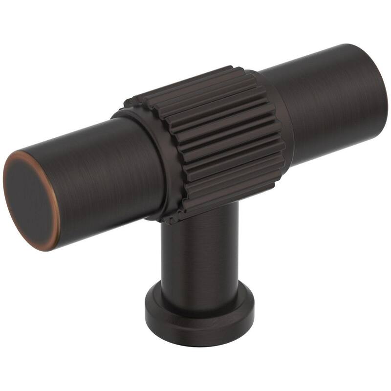 Amerock BP37801 Farewind 5/8" Fluted Bar Cabinet Knob - Oil Rubbed Bronze